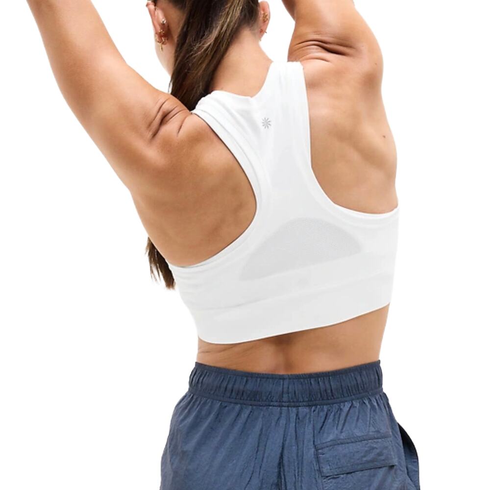 Athleta Momentum Flex Ultra Crop Tank Sz S New $45 White Lightweight Fitted Top - Picture 9 of 10
